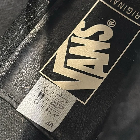 Vans off the wall Calf Hair sneakers 6.5 camel and dark brown 🐪 - Picture 5 of 6